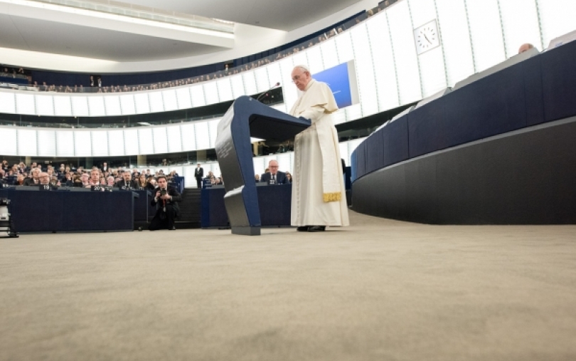 Kaip popiežius nustebino Europos Parlamentą